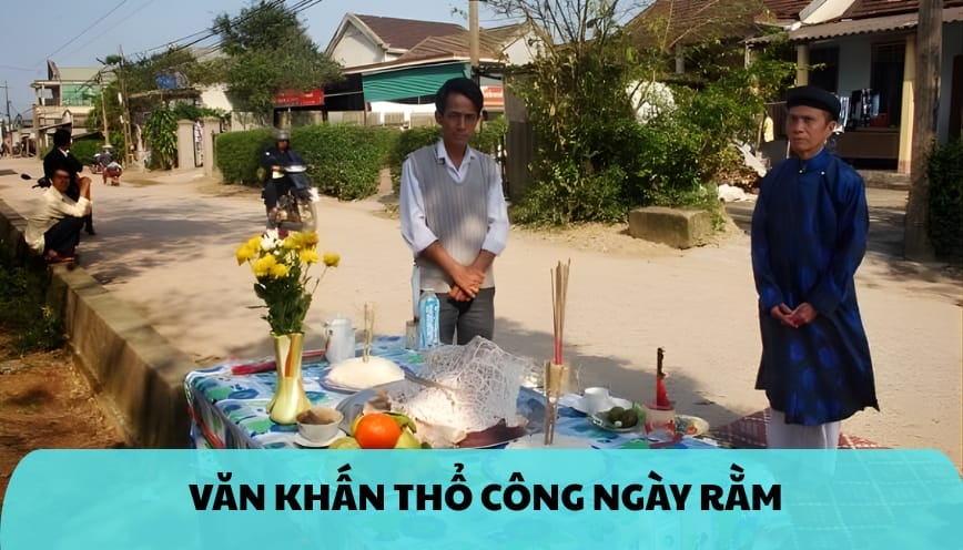 Bài văn khấn thổ công ngày rằm