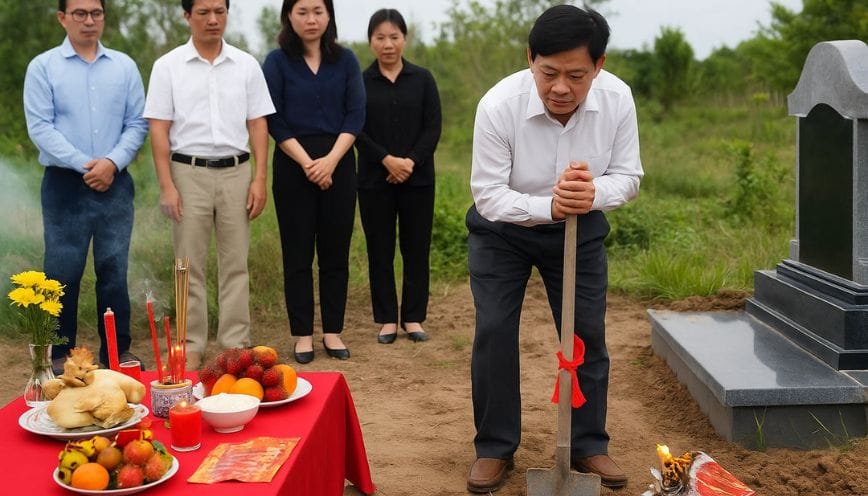 Bài khấn kết thúc và cầu may khi đã xây dựng hoàn thiện