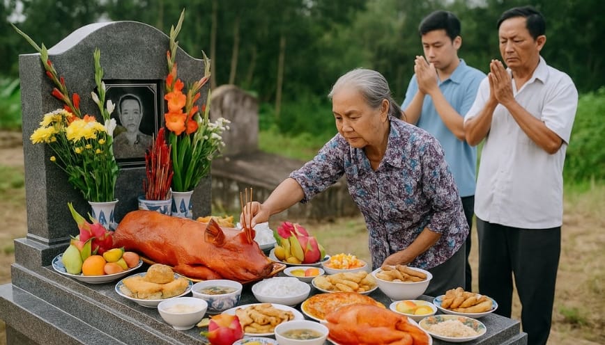 Hướng dẫn sắp lễ chu toàn cho lễ tạ mộ
