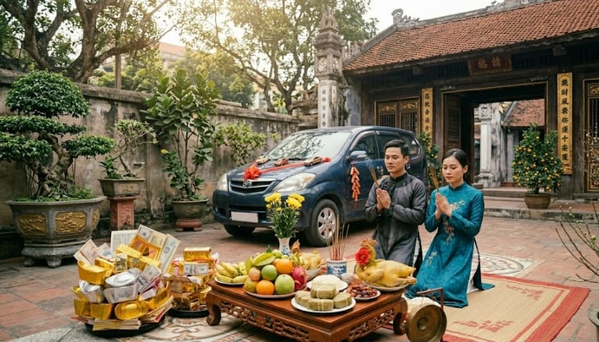 Nội dung văn khấn cúng xe dịp cuối năm