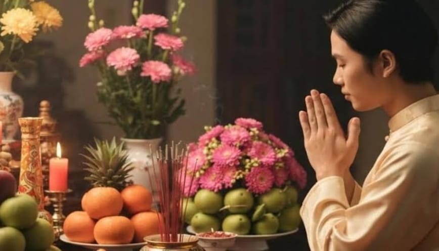 Thực hiện cúng giải hạn Tam Tai tại nhà