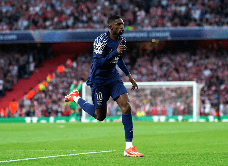 Ousmane Dembele – "mũi khoan" với khả năng bứt tốc và dứt điểm khó lường.