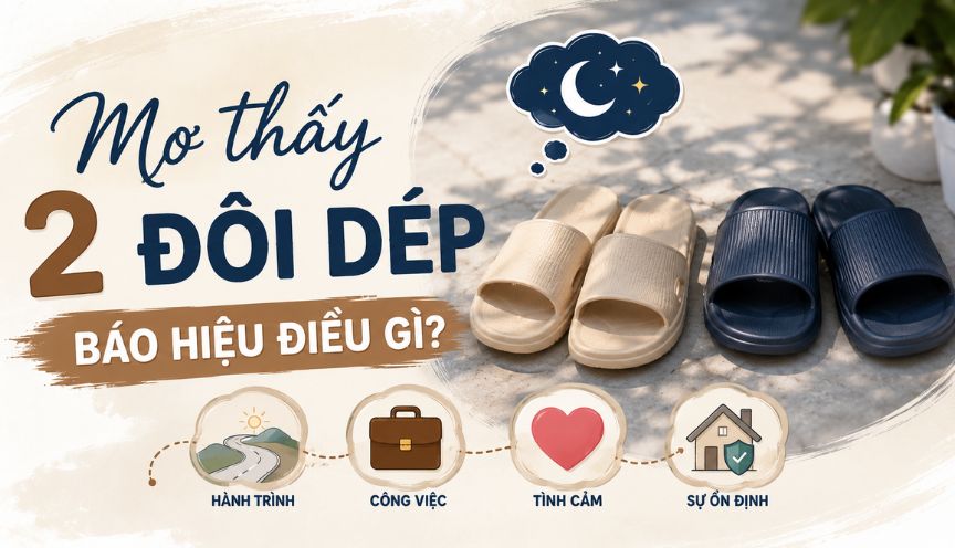 Mơ thấy có 2 đôi dép báo hiệu điều gì?