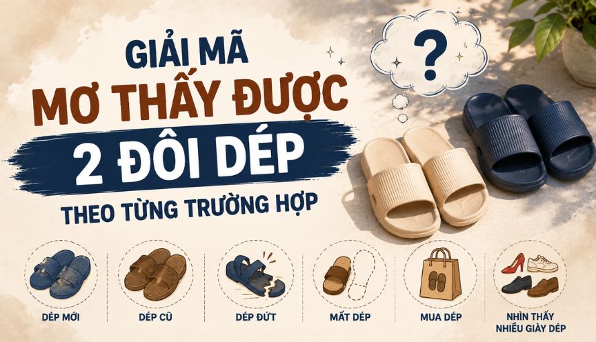 Giải mã mơ thấy được 2 đôi dép theo từng trường hợp