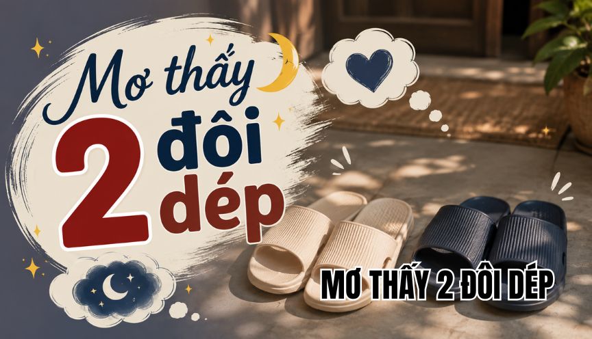 Mơ thấy 2 đôi dép