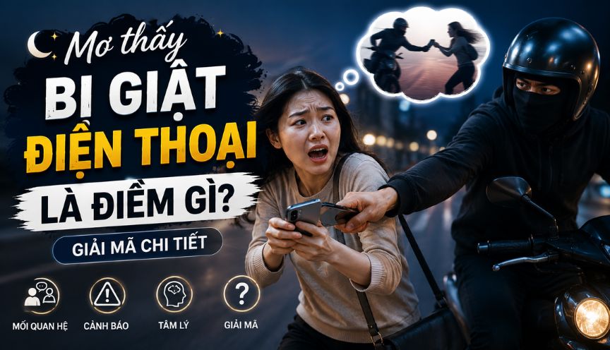 Mơ thấy bị giật điện thoại là điềm gì? Giải mã chi tiết