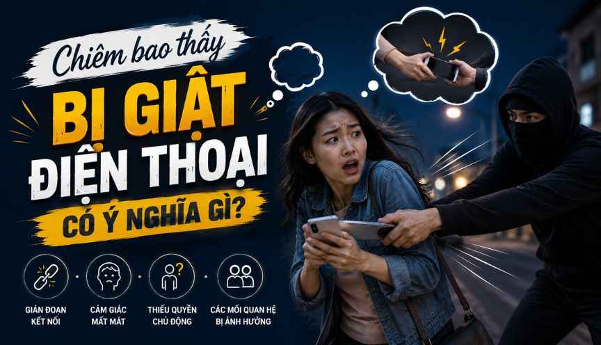Chiêm bao thấy bị giật điện thoại có ý nghĩa gì?