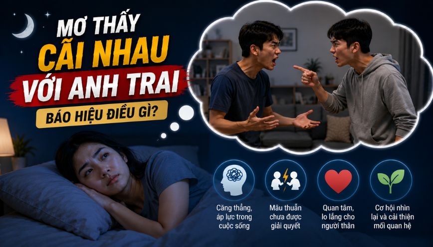 Mơ cãi nhau với anh trai báo hiệu điều gì?
