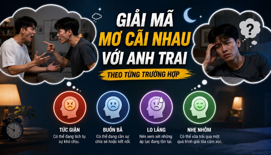 Giải mã mơ cãi nhau với anh trai theo từng trường hợp