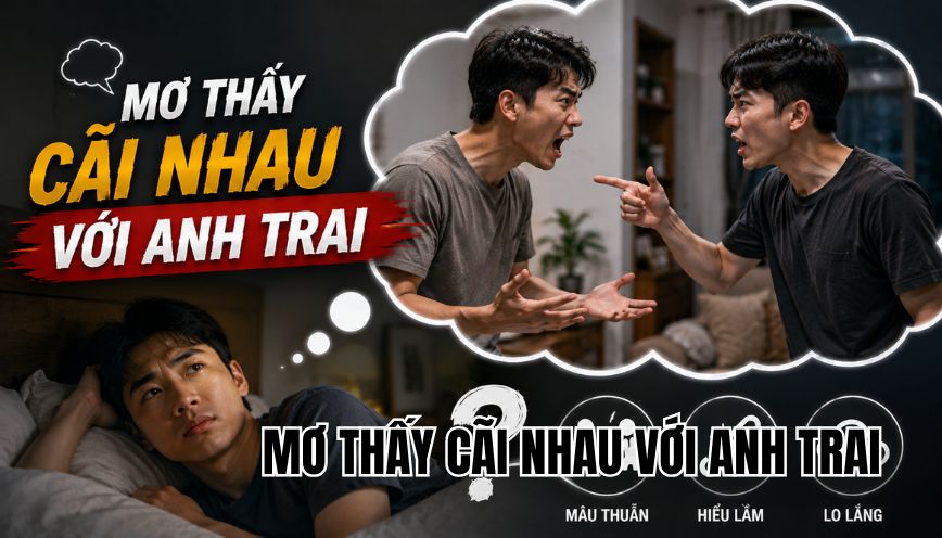 Mơ thấy cãi nhau với anh trai