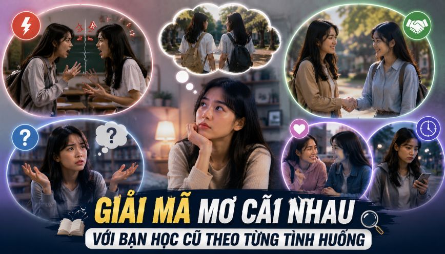 Giải mã mơ cãi nhau với bạn học cũ theo từng tình huống