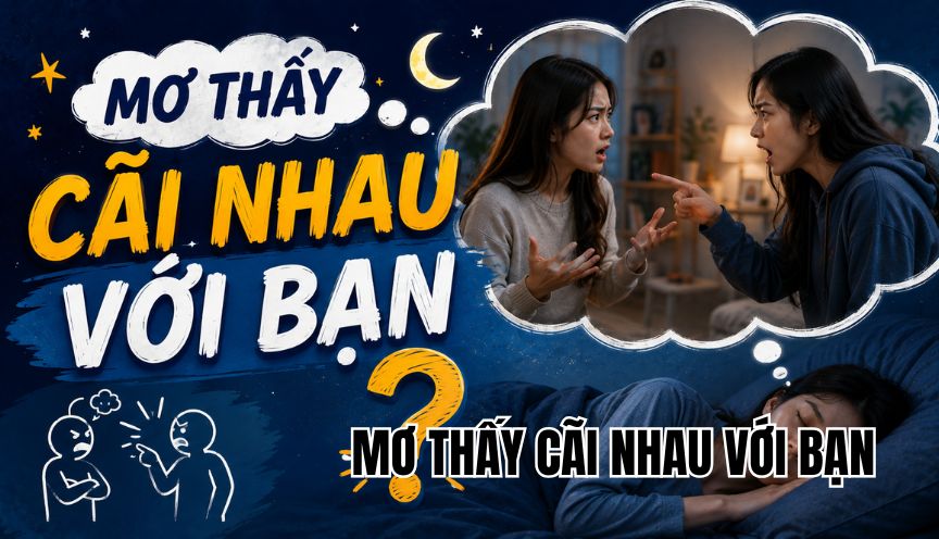 Mơ thấy cãi nhau với bạn