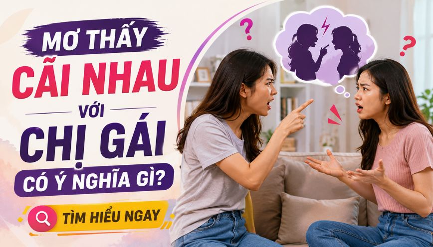 Mơ thấy cãi nhau với chị gái có ý nghĩa gì? Tìm hiểu ngay