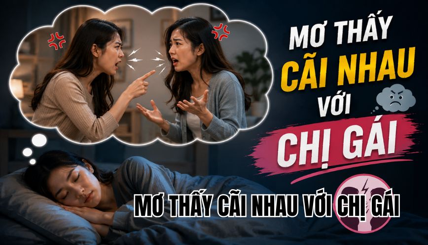 Mơ thấy cãi nhau với chị gái