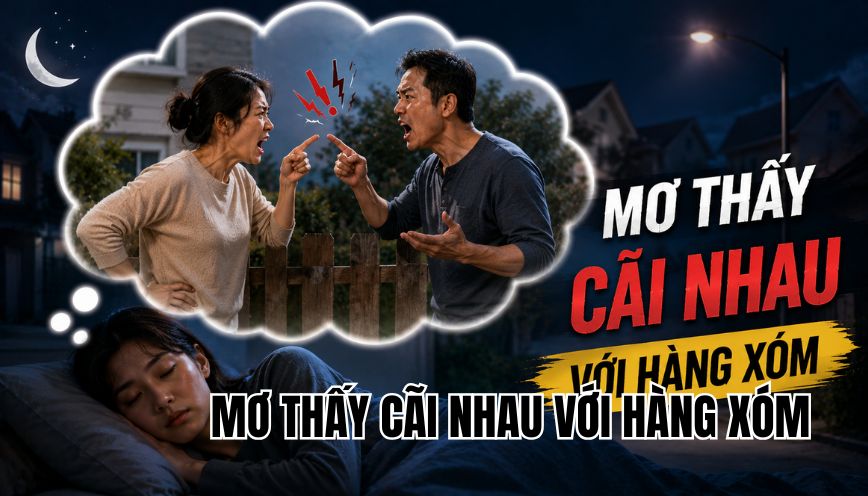 Mơ thấy cãi nhau với hàng xóm