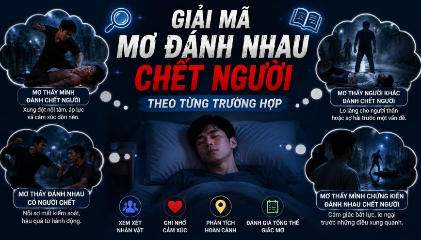 Giải mã mơ đánh nhau chết người theo từng trường hợp