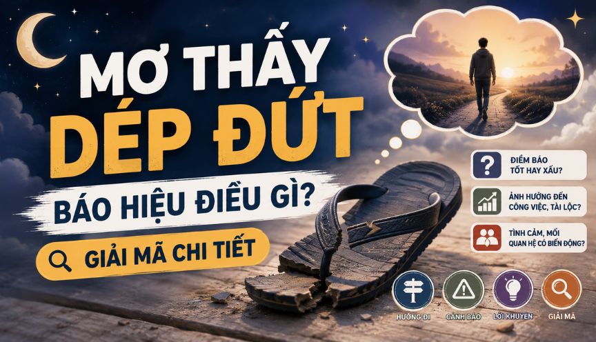 Mơ thấy dép đứt báo hiệu điều gì? Giải mã chi tiết