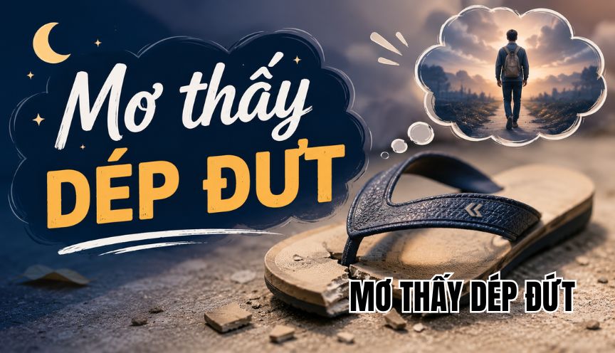 Mơ thấy dép đứt