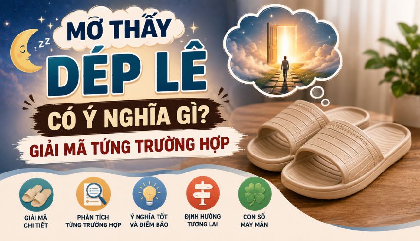 Mơ thấy dép lê có ý nghĩa gì? Giải mã từng trường hợp