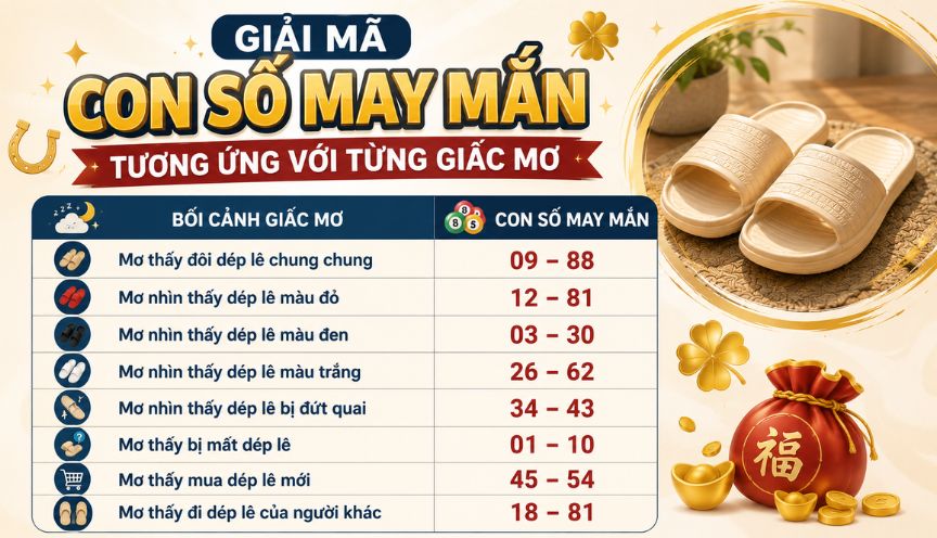 Giải mã con số may mắn tương ứng với từng giấc mơ