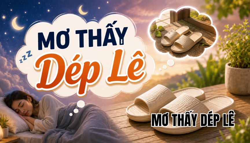 mơ thấy dép lê