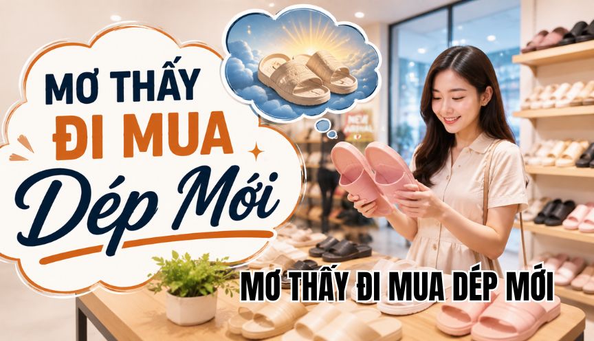 Mơ thấy đi mua dép mới