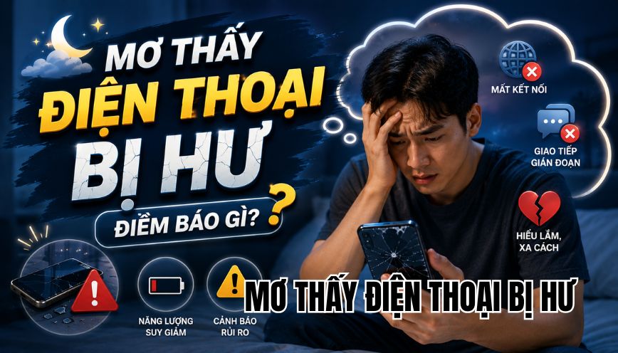 mơ thấy điện thoại bị hư
