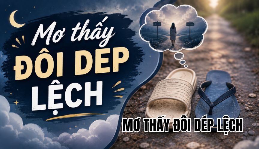 Mơ thấy đôi dép lệch