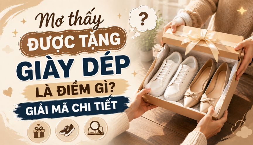 Mơ thấy được tặng giày dép là điềm gì? Giải mã chi tiết