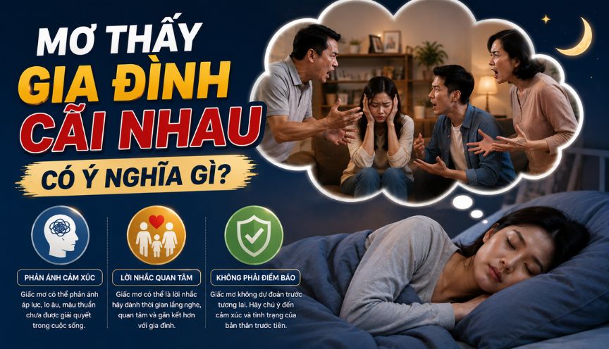 Mơ gia đình cãi nhau có ý nghĩa gì?