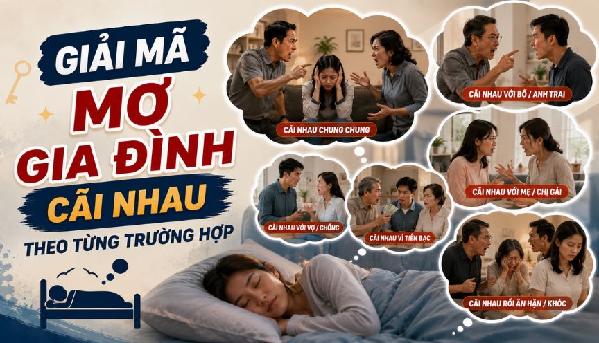 Giải mã mơ gia đình cãi nhau theo từng trường hợp