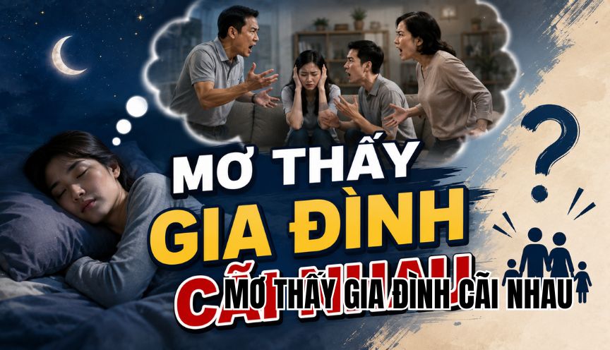 Mơ thấy gia đình cãi nhau