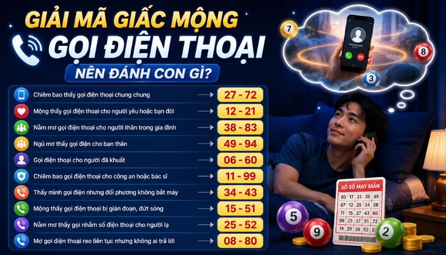 Giải mã giấc mộng gọi điện thoại nên đánh con gì?