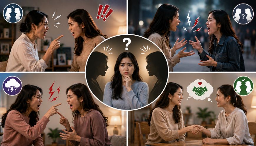 Giải mã mơ hai người phụ nữ cãi nhau theo từng trường hợp