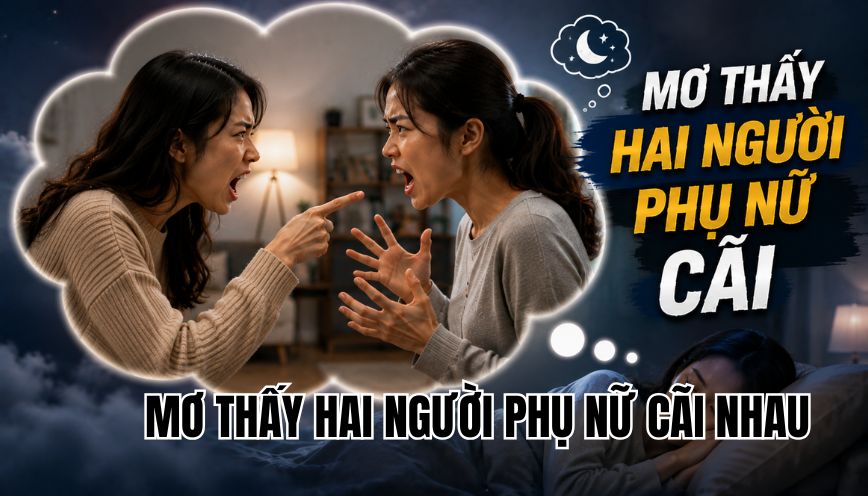 mơ thấy hai người phụ nữ cãi nhau