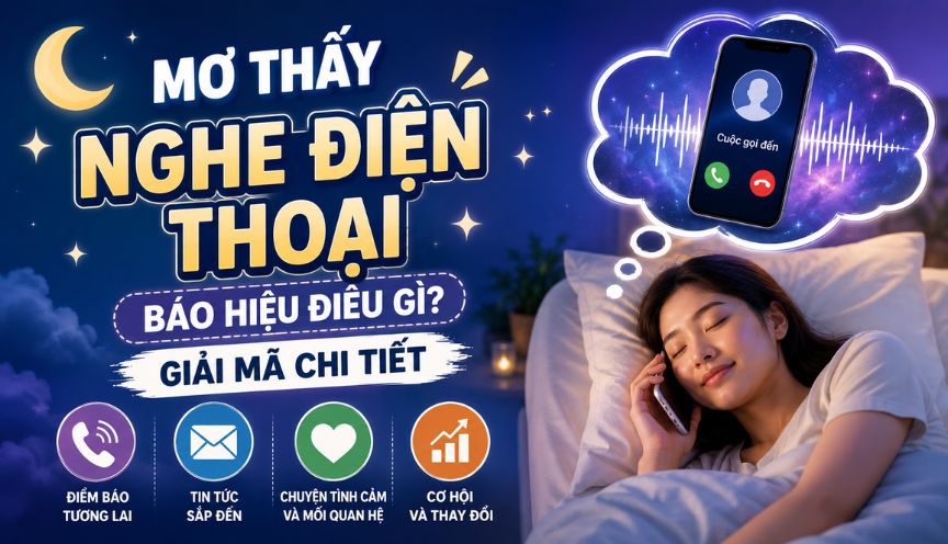 Mơ thấy nghe điện thoại báo hiệu điều gì? Giải mã chi tiết