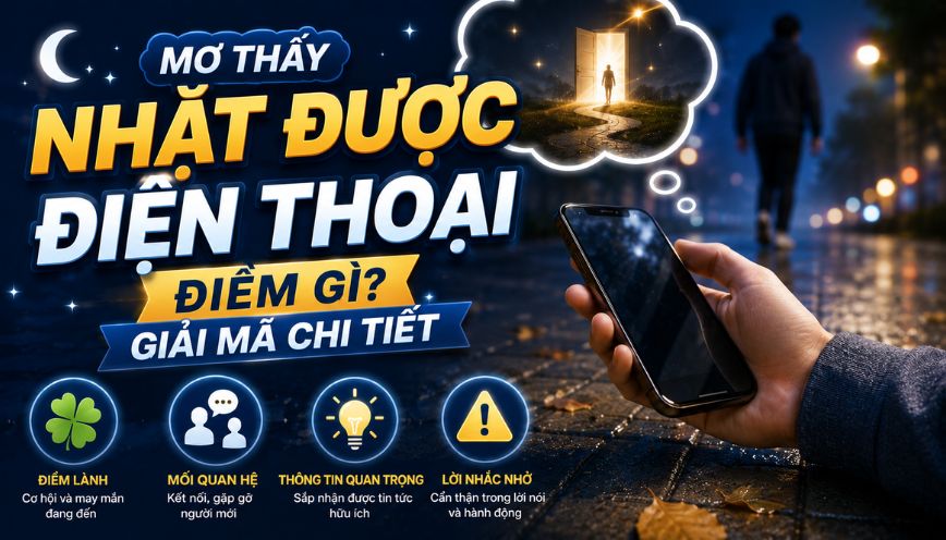 Mơ thấy nhặt được điện thoại điềm gì? Giải mã chi tiết
