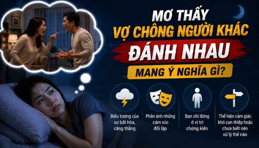 Mơ vợ chồng người khác đánh nhau mang ý nghĩa gì?