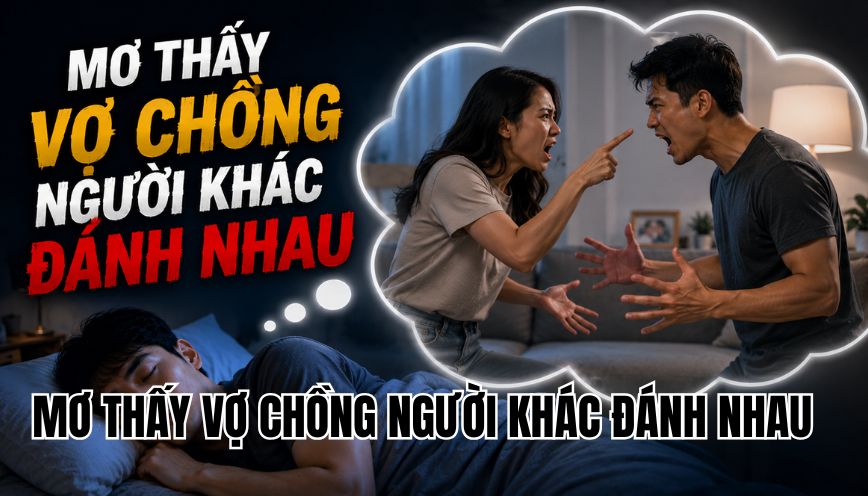 Mơ thấy vợ chồng người khác đánh nhau