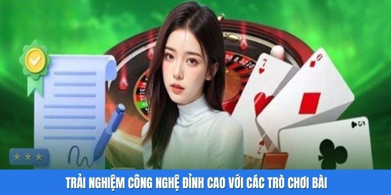 Experience cutting-edge technology with card games.