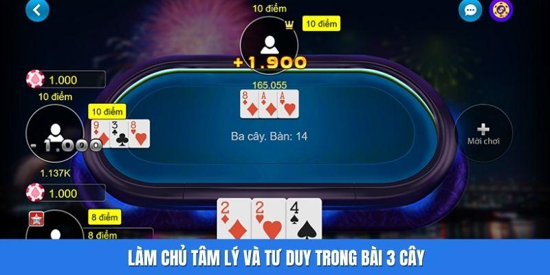 Mastering psychology and mindset in the game of Three Cards.